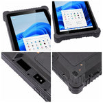 UNIWA WinPad W105 堅牢タブレットPC、8GB+128GB、10.1インチ Windows 11 Pro Intel Core i5-1235U、UKプラグ、WinPad W105