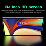 BDF P70 10.1インチ 4G LTE タブレットPC、6GB+128GB、Android 10 MTK6750 オクタコア、デュアルSIM対応、EUプラグ、8GB+256GB、EUプラグ