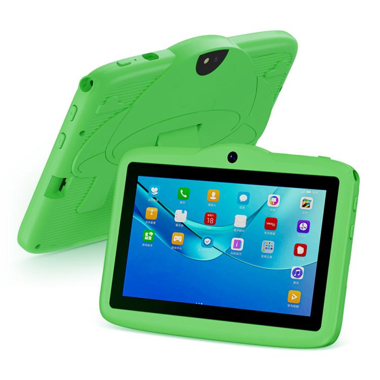 BDF 7インチ WiFi キッズタブレットPC マッシュルームシリコンケース付き、2GB+32GB、Android 8.1 MTK6735 クアッドコアCPU、米国プラグ、4GB+64GB