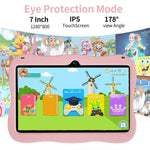 BDF 7インチ WiFi キッズタブレットPC 宇宙飛行士シリコンケース付き、2GB+32GB、Android 8.1 MTK6735 クアッドコアCPU、米国プラグ、4GB+64GB
