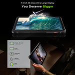 HOTWAV Tab R9 Pro IP68/IP69K ラギッドタブレット、6GB+256GB、11インチ Android 14 Unisoc T606 オクタコア 4Gネットワーク、グローバル版 Google Play対応、EUプラグ、Tab R9 Pro