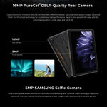 HOTWAV Tab R8 IP68/IP69K 耐衝撃タブレット、4GB+128GB、10.1インチ Android 14 Unisoc T606 オクタコア 4Gネットワーク、グローバル版 Google Play対応、EUプラグ、Tab R8