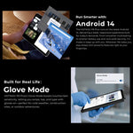 HOTWAV Tab R9 Plus IP68/IP69K 耐衝撃タブレット、8GB+512GB、11インチ Android 14 Unisoc T7280 オクタコア 4Gネットワーク、グローバル版 Google Play対応、EUプラグ、Tab R9 Plus