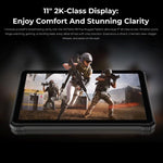 HOTWAV Tab R9 Plus IP68/IP69K 耐衝撃タブレット、8GB+512GB、11インチ Android 14 Unisoc T7280 オクタコア 4Gネットワーク、グローバル版 Google Play対応、EUプラグ、Tab R9 Plus