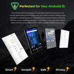 HOTWAV Tab R9 Ultra IP68/IP69K 耐衝撃タブレット、8GB+512GB、11インチ Android 15 Unisoc T8200 オクタコア 5Gネットワーク、グローバル版 Google Play対応、EUプラグ、Tab R9 Ultra