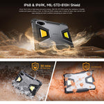 Ulefone Armor Pad 5 Ultra 耐衝撃タブレットPC、12GB+512GB、11インチ Android 15 MediaTek Dimensity 7400X オクタコア 5Gネットワーク、EUプラグ、Armor Pad 5 Ultra