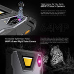 Ulefone Armor Pad 5 Ultra 耐衝撃タブレットPC、12GB+512GB、11インチ Android 15 MediaTek Dimensity 7400X オクタコア 5Gネットワーク、EUプラグ、Armor Pad 5 Ultra