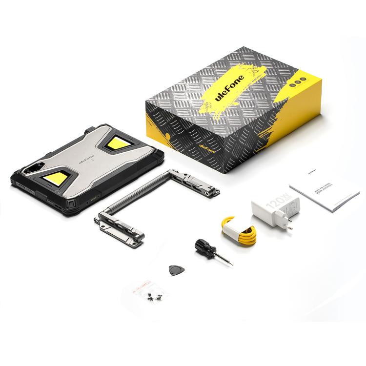 Ulefone Armor Pad 5 Ultra 耐衝撃タブレットPC、12GB+512GB、11インチ Android 15 MediaTek Dimensity 7400X オクタコア 5Gネットワーク、EUプラグ、Armor Pad 5 Ultra