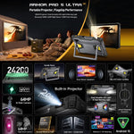 Ulefone Armor Pad 5 Ultra 耐衝撃タブレットPC、12GB+512GB、11インチ Android 15 MediaTek Dimensity 7400X オクタコア 5Gネットワーク、EUプラグ、Armor Pad 5 Ultra