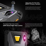 Ulefone Armor Pad 5 Pro 耐衝撃タブレットPC、12GB+512GB、11インチ Android 15 MediaTek Dimensity 7400X オクタコア 5Gネットワーク、EUプラグ、Armor Pad 5 Pro