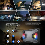 Ulefone Armor Pad 5 Pro 耐衝撃タブレットPC、12GB+512GB、11インチ Android 15 MediaTek Dimensity 7400X オクタコア 5Gネットワーク、EUプラグ、Armor Pad 5 Pro