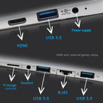11.6インチ タッチスクリーン Yoga ノートパソコン、6GB+256GB、Windows 11 Intel Celeron N4020 デュアルコア、EUプラグ、6GB+256GB