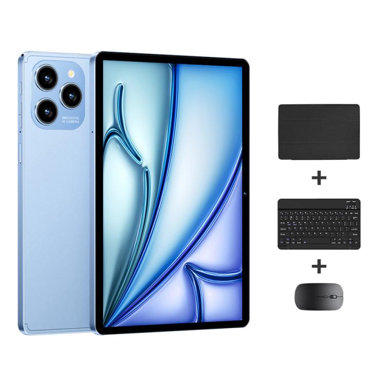 Pad 8 Pro 10.1インチ 4G LTE タブレットPCコンボセット、4GB+32GB、Android 10 MT6755 オクタコア、キーボード／マウス／レザーケース付き、EUプラグ、EUプラグ