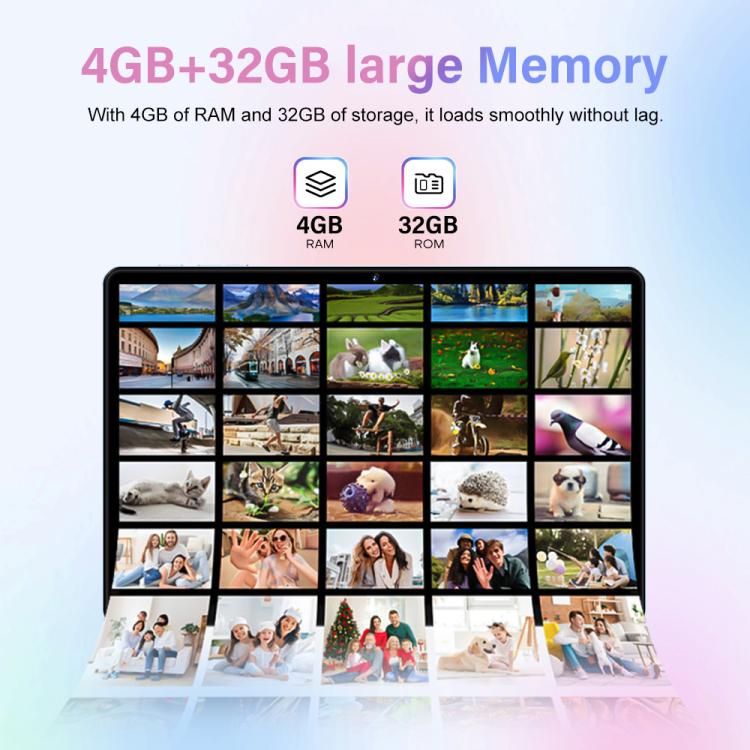 Pad 8 Pro 10.1インチ 4G LTE タブレットPCコンボセット、4GB+32GB、Android 10 MT6755 オクタコア、キーボード／マウス／レザーケース付き、EUプラグ、EUプラグ