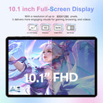 Pad 8 Pro 10.1インチ 4G LTE タブレットPCコンボセット、4GB+32GB、Android 10 MT6755 オクタコア、キーボード／マウス／レザーケース付き、UKプラグ、UKプラグ