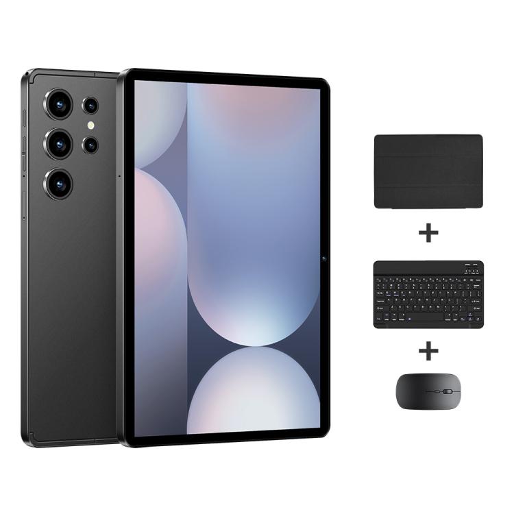 Pad 9 Pro 10.1インチ 4G LTE タブレットPCコンボセット、4GB+32GB、Android 10 MT6755 オクタコア、キーボード／マウス／レザーケース付き、USプラグ、USプラグ