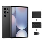 Pad 9 Pro 10.1インチ 4G LTE タブレットPCコンボセット、4GB+32GB、Android 10 MT6755 オクタコア、キーボード／マウス／レザーケース付き、UKプラグ、UKプラグ