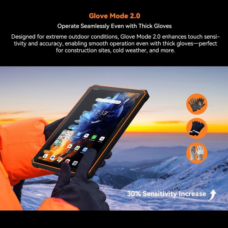 Blackview Active 5 4G 耐衝撃タブレット、8GB+128GB、8.68インチ Android 14 Unisoc UMS9230E T615 オクタコア、グローバル版 Google Play対応、Active 5