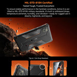 Blackview Active 5 4G 耐衝撃タブレット、8GB+128GB、8.68インチ Android 14 Unisoc UMS9230E T615 オクタコア、グローバル版 Google Play対応、Active 5