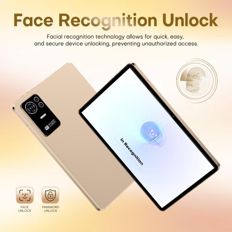 Pad 8 Ultra 10.1インチ 3G通話対応タブレットPC、3GB+32GB、Android 10 MTK6755 オクタコア、EUプラグ、EUプラグ