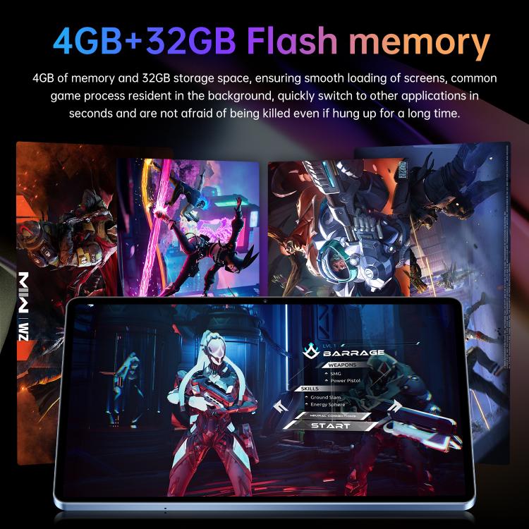 Pad 16 Pro 10.1インチ 4G LTEタブレットPC、4GB+32GB、Android 10 MTK6755 オクタコア、UKプラグ、UKプラグ
