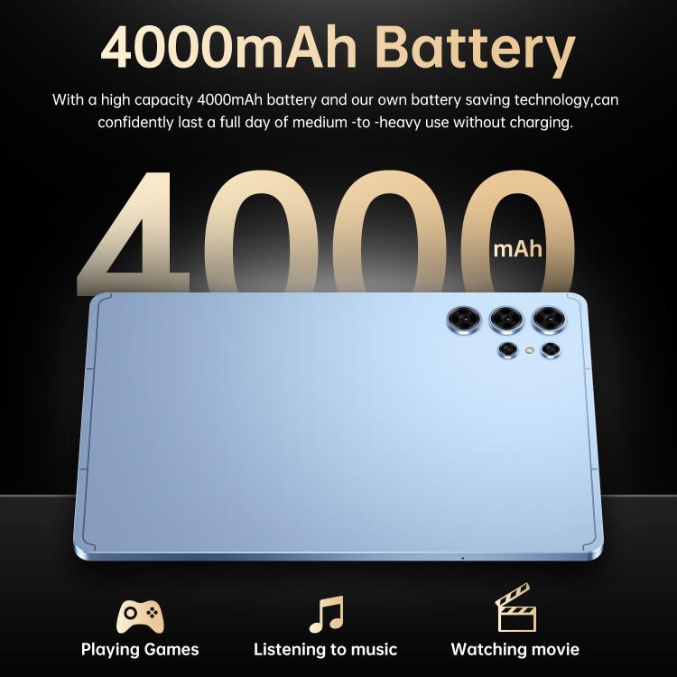 Pad 25 Ultra 10.1インチ 4G LTE タブレットPC、4GB+32GB、Android 10 MTK6755 オクタコア、AUプラグ、AUプラグ