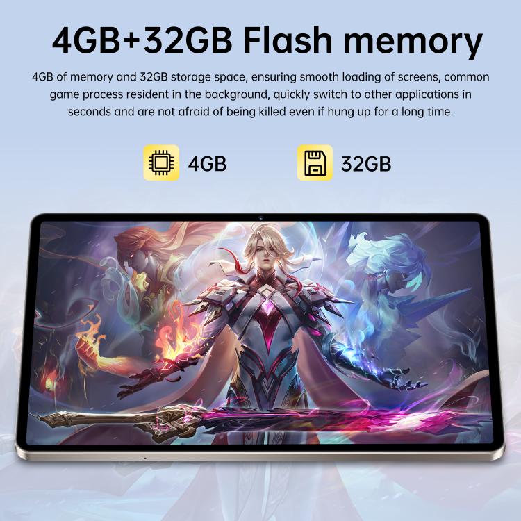 Tab S10 Ultra 10.1インチ 4G LTE タブレットPC、4GB+32GB、Android 10 MTK6755 オクタコア、EUプラグ、EUプラグ