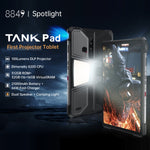 Unihertz 8849 Tank Pad ラギッドタブレットPC＆プロジェクター、16GB+512GB、10.95インチ Android 14 Dimensity 8200 オクタコア 5Gネットワーク、EUプラグ、Tank Pad 5Gネットワーク