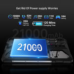 Unihertz 8849 Tank Pad ラギッドタブレットPC＆プロジェクター、16GB+512GB、10.95インチ Android 14 Dimensity 8200 オクタコア 5Gネットワーク、EUプラグ、Tank Pad 5Gネットワーク