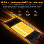 OUKITEL RT9 4G ネットワーク IP68/IP69K ラギッドタブレット、6GB+256GB、11インチ Android 14 Unisoc T606 オクタコア デュアルSIM対応、EUプラグ、RT9 6GB+256GB