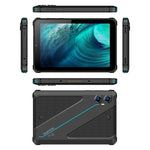 OUKITEL RT3 Plus 4Gネットワーク IP68/IP69K 耐衝撃タブレット、4GB+128GB、8.0インチ Android 15 MediaTek G81 オクタコア デュアルSIM対応、EUプラグ、RT3 Plus 4GB+128GB