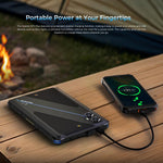 OUKITEL RT3 Plus 4Gネットワーク IP68/IP69K 耐衝撃タブレット、4GB+128GB、8.0インチ Android 15 MediaTek G81 オクタコア デュアルSIM対応、EUプラグ、RT3 Plus 4GB+128GB
