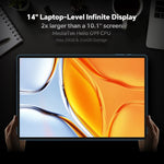 Teclast T70 4G LTE タブレットPC、8GB+256GB、14インチ Android 14 MediaTek Helio G99 オクタコア、デュアルSIM対応、T70