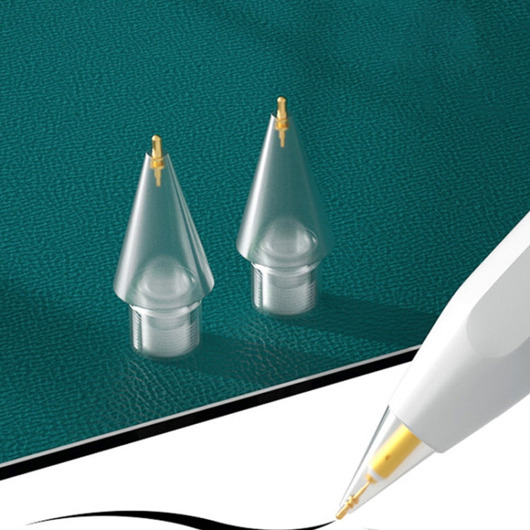 2個セット 6.0 クリスタルダイヤモンドニードルスタイラスペン先 Apple Pencil 1 / 2用、2個セット 6.0