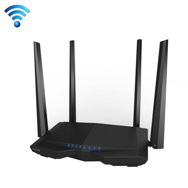 Tenda AC6 AC1200 スマート デュアルバンド ワイヤレスルーター 5GHz 867Mbps + 2.4GHz 300Mbps WiFiルーター 4*5dBi外部アンテナ付き、AC6