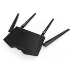 Tenda AC6 AC1200 スマート デュアルバンド ワイヤレスルーター 5GHz 867Mbps + 2.4GHz 300Mbps WiFiルーター 4*5dBi外部アンテナ付き、AC6