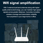 Tenda F3 ワイヤレス 2.4GHz 300Mbps WiFiルーター 3*5dBi外部アンテナ付き、F3