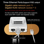 VONETS VAR1200-H 1200Mbps ワイヤレスブリッジ 外部アンテナ デュアルバンドWiFiリピーター、4本アンテナ＋DCアダプターセット付き、VAR1200-H 4本アンテナ＋DCアダプターセット付き