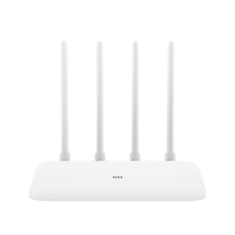 オリジナル Xiaomi WiFiルーター 4A スマートAPPコントロール AC1200 1167Mbps 128MB 2.4GHz & 5GHz デュアルコアCPU ギガビットイーサネットポート ワイヤレスルーターリピーター 4アンテナ付き、Web & Android & iOS対応、USプラグ、4A（デュアルコアCPU）