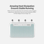 オリジナル Xiaomi WiFiルーター 4A スマートAPPコントロール AC1200 1167Mbps 128MB 2.4GHz & 5GHz デュアルコアCPU ギガビットイーサネットポート ワイヤレスルーターリピーター 4アンテナ付き、Web & Android & iOS対応、USプラグ、4A（デュアルコアCPU）