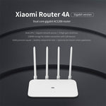 オリジナル Xiaomi WiFiルーター 4A スマートAPPコントロール AC1200 1167Mbps 128MB 2.4GHz & 5GHz デュアルコアCPU ギガビットイーサネットポート ワイヤレスルーターリピーター 4アンテナ付き、Web & Android & iOS対応、USプラグ、4A（デュアルコアCPU）
