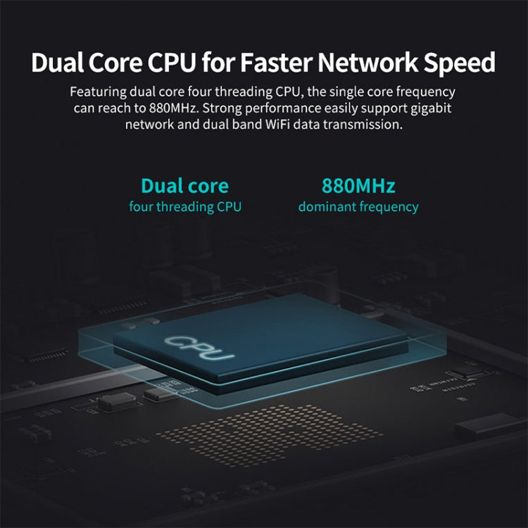 オリジナル Xiaomi WiFiルーター 4A スマートAPPコントロール AC1200 1167Mbps 128MB 2.4GHz & 5GHz デュアルコアCPU ギガビットイーサネットポート ワイヤレスルーターリピーター 4アンテナ付き、Web & Android & iOS対応、USプラグ、4A（デュアルコアCPU）