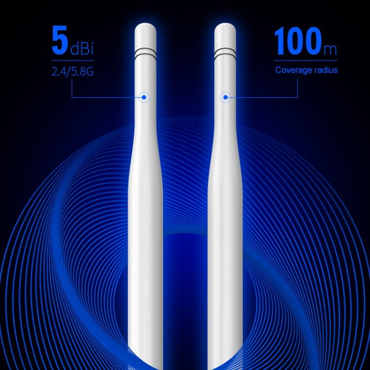 COMFAST CF-EW74 1200Mbps 屋外防水 デュアル周波数 信号増幅器 ワイヤレスルーターリピーター WIFI基地局 2アンテナ付き、CF-EW74