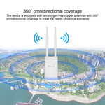 COMFAST CF-EW72 1200Mbps 屋外防水 信号増幅器 ワイヤレスルーターリピーター WIFI基地局 2アンテナ付き、CF-EW72 北米版