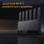 Xiaomi ルーター BE6500 WiFi 7 2.4GHz 5.0GHz デュアルバンド 4コア 2.5Gポート、USプラグ、BE6500