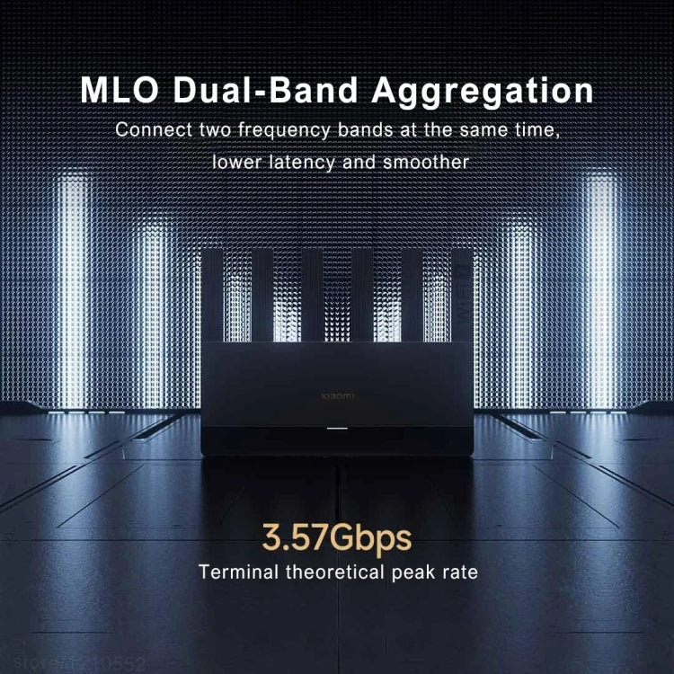 Xiaomi ルーター BE6500 WiFi 7 2.4GHz 5.0GHz デュアルバンド 4コア 2.5Gポート、USプラグ、BE6500