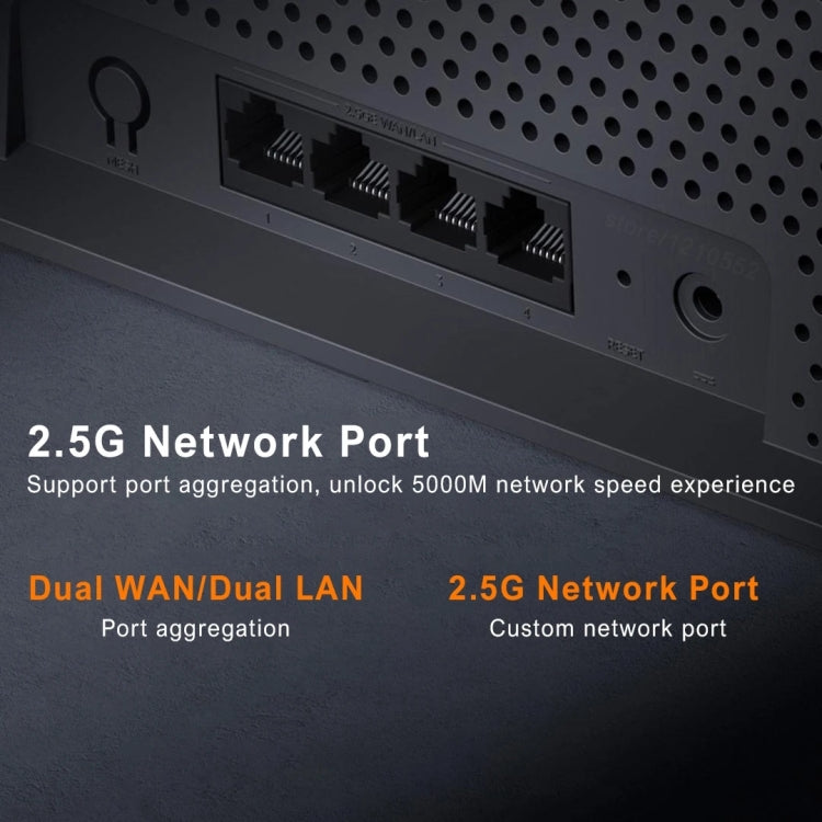 Xiaomi ルーター BE6500 WiFi 7 2.4GHz 5.0GHz デュアルバンド 4コア 2.5Gポート、USプラグ、BE6500