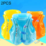 2個セット Cコード 子供用浮き輪 インフレータブルライフジャケット 水着 サイズ: 小 ランダムカラー配送 サイズ: S