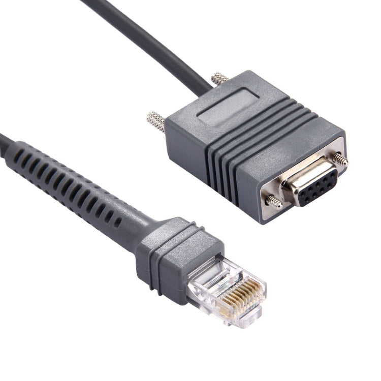 Symbol LS2208用2m RS232からRJ45スキャナーシリアルデータケーブル、RS232からRJ45