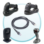 Symbol LS2208 / 2208AP / LS4278用2m USB AオスからRJ45スキャナーシリアルデータケーブル、USB AオスからRJ45